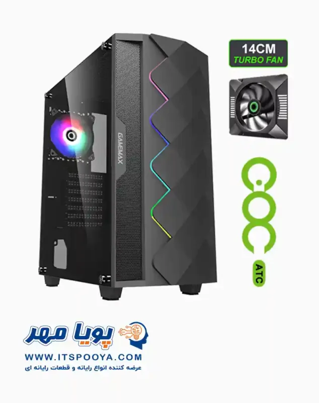 کیس گیمینگ گیم‌ مکس Diamond black