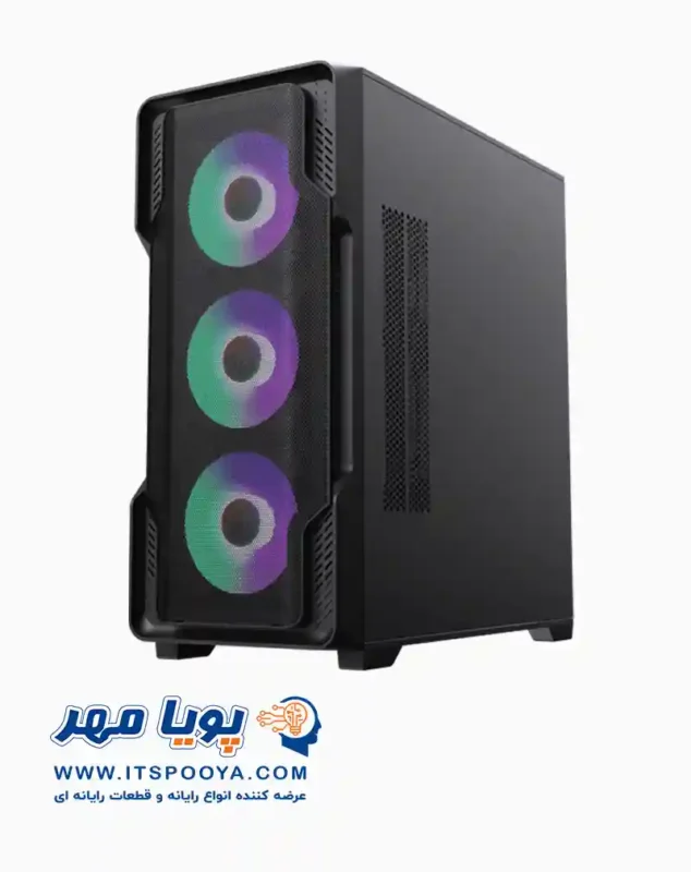 کیس گیمینگ گیم مکس Siege Black