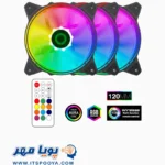 فن کیس برند گیم مکس مدل RQ300 ARGB بسته 3 عددی